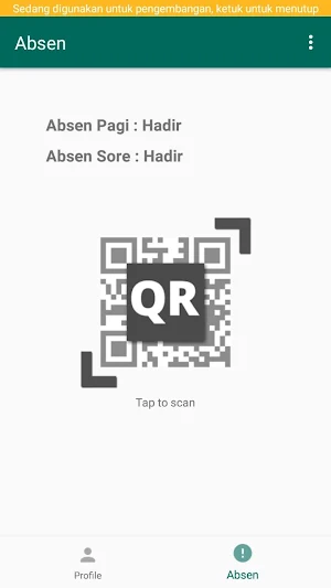 Absensi Barcode Screenshot 2