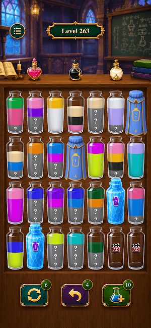 Magic Sort Puzzle - Water Sort Screenshot 1