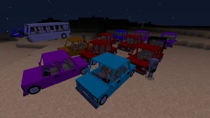 Simple Vehicles Add-on MCPE Screenshot 0