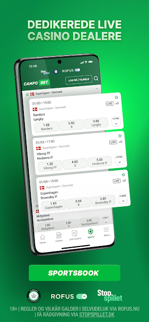 Campobet.dk - Kasino og sport Screenshot 3