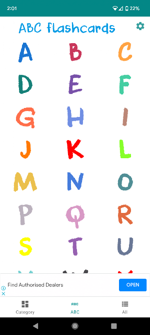 English Flashcards for kids Screenshot 1