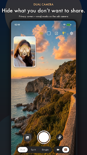 Dual Camera: Front & Back Screenshot 1