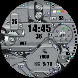 W-Design WOS034 Watch Face Screenshot 1