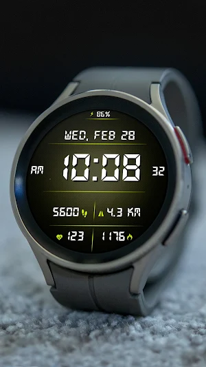 Digital Sport NS01 Watch face Screenshot 3