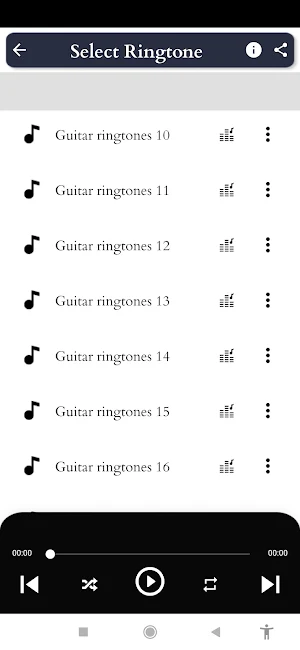 Guitar Ringtones Screenshot 2