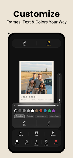 RetroSnap Instant Photo Editor Screenshot 2