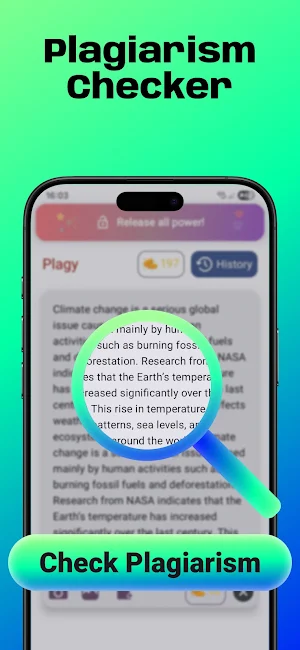 AI Plagiarism Checker: Plagy Screenshot 1