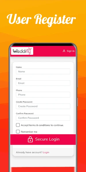 Weddifly Screenshot 2