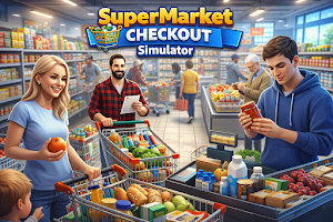SuperMarket CheckOut Simulator Screenshot 1