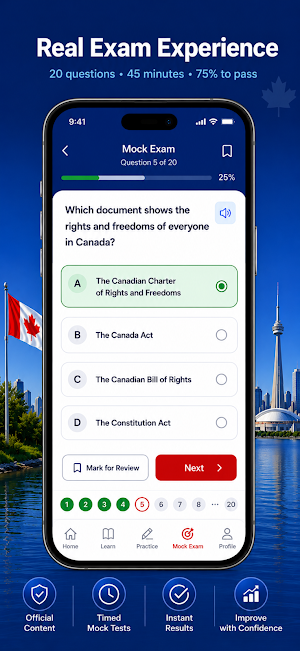 Canada: Citizenship Test Prep Screenshot 2