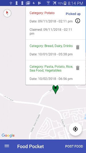 Food Pocket Screenshot 1