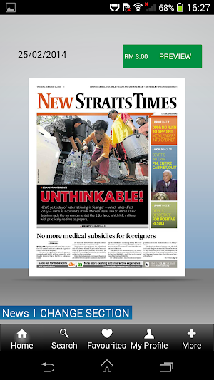 New Straits Times ePaper Screenshot 0