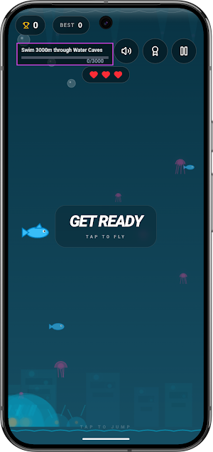 Dolphin Rush Tap - Offline Screenshot 2