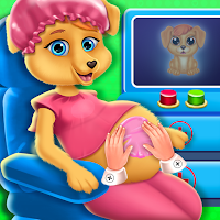 Puppy mommy newborn babyshower