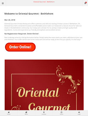 Oriental Gourmet Bethlehem Screenshot 3
