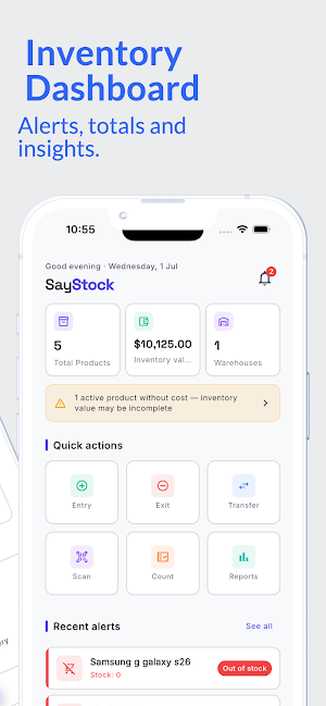SayStock: Voice Inventory Screenshot 3