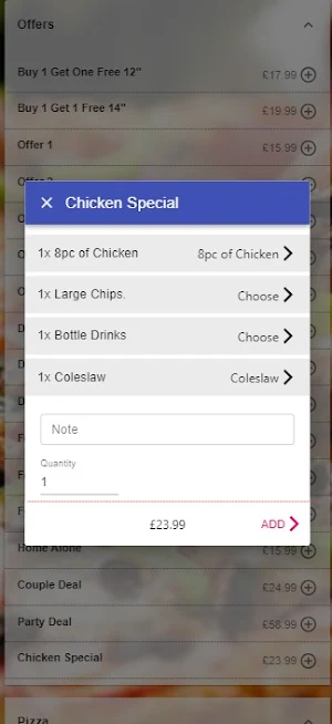 PizzaHot Faversham Screenshot 2