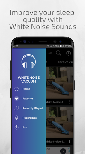 White Noise Vacuum Screenshot 0