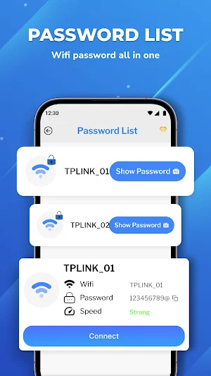 WiFi Hotspot Map & Password Screenshot 1