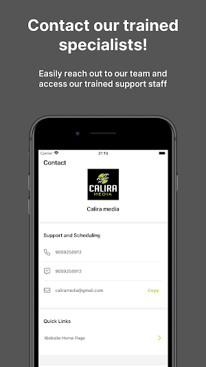 Calira Media Screenshot 2