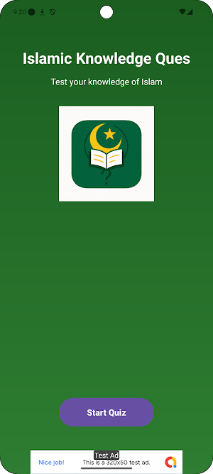 Islamic Knowledge Quiz Game Screenshot 0