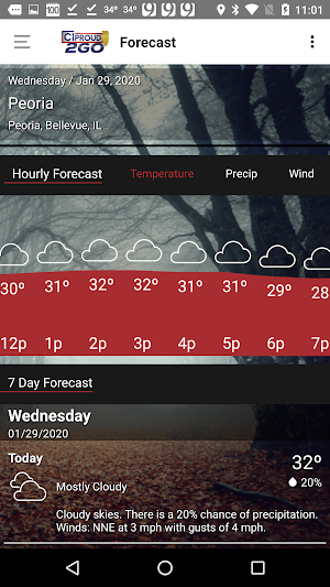 CIProud2Go Weather Screenshot 2