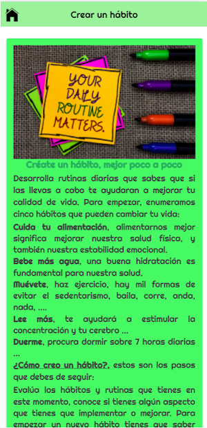 Healthy living habits Screenshot 3