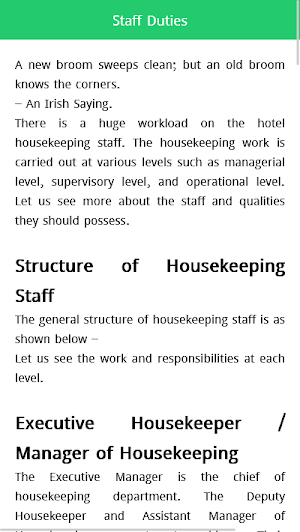 Hotel Housekeeping Screenshot 1