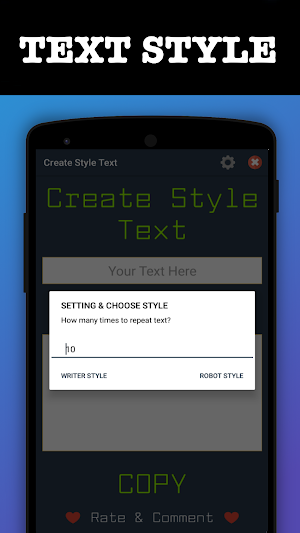 Create Style Text Repeater Screenshot 3