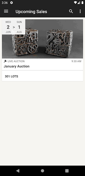 Westport Auction Screenshot 0