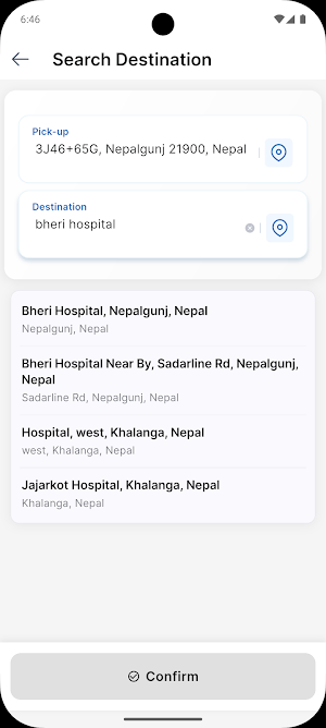 eAmbulance Sewa Screenshot 2