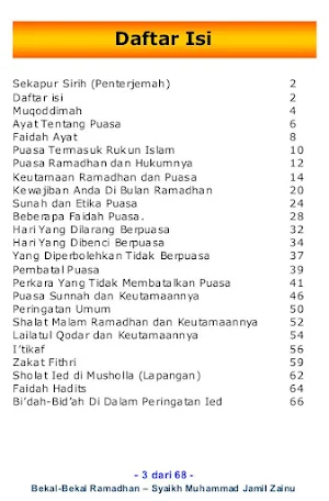 Bekal-Bekal Ramadhan Screenshot 1