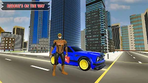 Flying Super Hero Rescue City Screenshot 3
