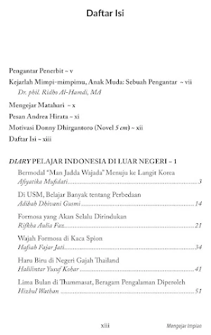 Mengejar Impian Diary Mendunia Screenshot 1