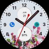Luxury Floral Watch Face