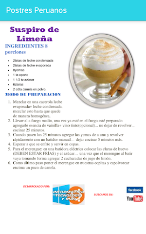 Recetas de Postres Screenshot 2