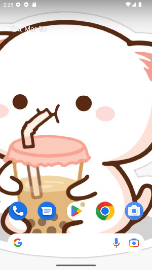 Cute Boba Cats Wallpaper Screenshot 0