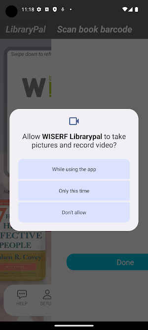 WISERF Librarypal Screenshot 3