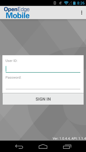 OpenEdge Mobile Screenshot 0