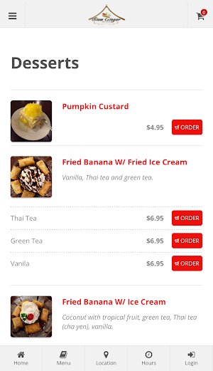 Siam Ginger Thai Cuisine Screenshot 2