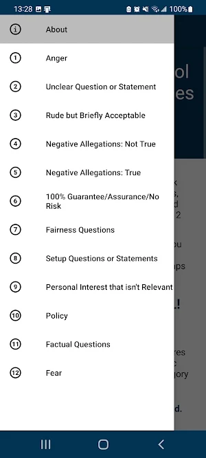Risk Comm 12 Categories Screenshot 2