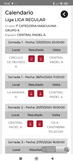Federación Cantabra de Padel Screenshot 3