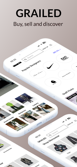 Grailed Online Marketplace Screenshot 1