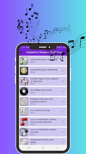 Impacts Crashes Ringtones Screenshot 1