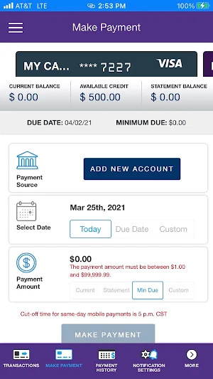 HCFCU Cards Screenshot 3