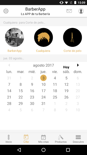 BarberApp Screenshot 1