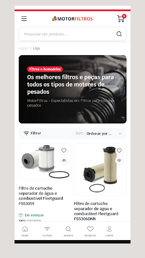 MotorFiltros e Acessórios Screenshot 1