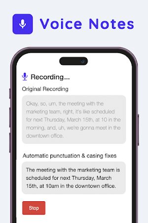 AI+ Transcribe: Speech to Text Screenshot 0