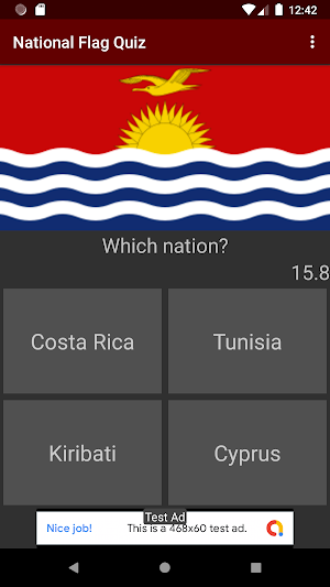 National Flag Quiz Screenshot 1