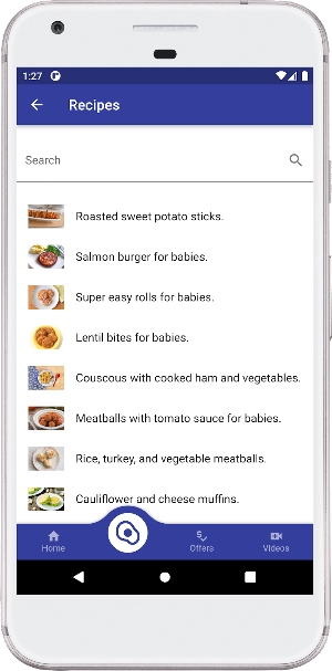 BLW baby meals recipes Screenshot 2